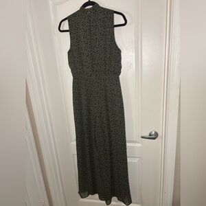 Sadie & Sage Olive Leopard Jumpsuit